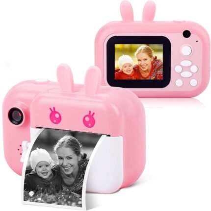 40MP Instant Digital Camera for Kids | Fun and Educational | Capture Magical Moments pink