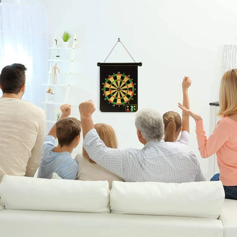 Magnetic Dart Board Game for Kids | Double Sided Safe Dart Board | 12 / 15 / 17 Inch Options | Age 5+ - Image 6