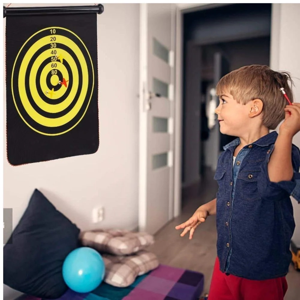 Magnetic Dart Board Game for Kids | Double Sided Safe Dart Board | 12 / 15 / 17 Inch Options | Age 5+ - Image 5
