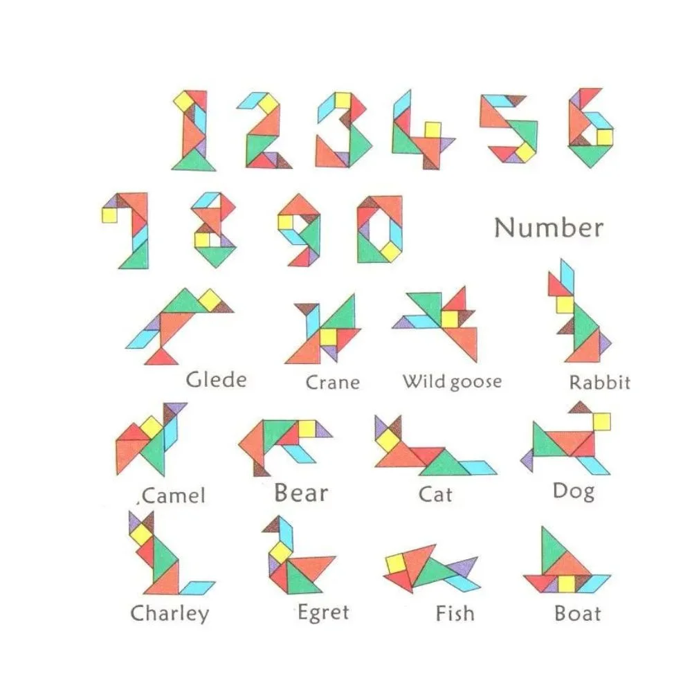 Wooden Tangram Puzzle - Image 6