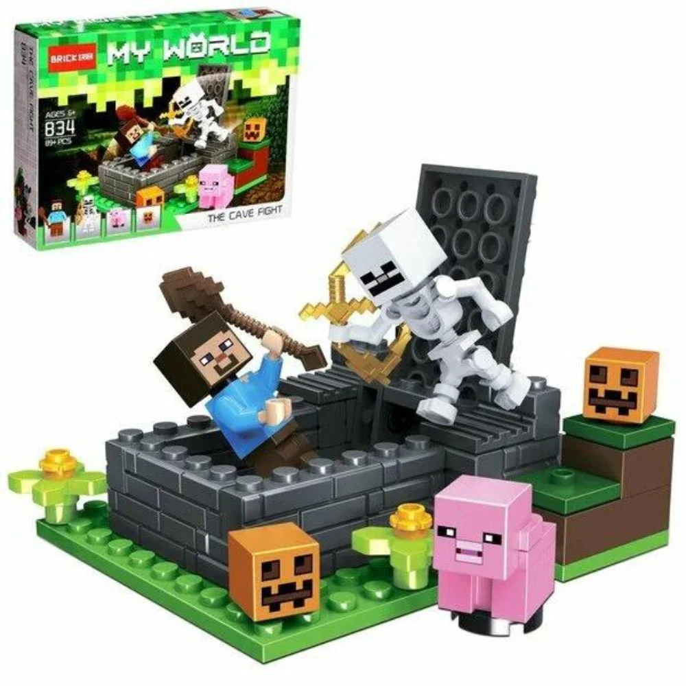 my world minecraft 834 (4) my world Building Blocks: The Cave Fight, Nether Fight, and More