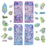 Glow-in-the-Dark Space Stickers: 3D Puffy
