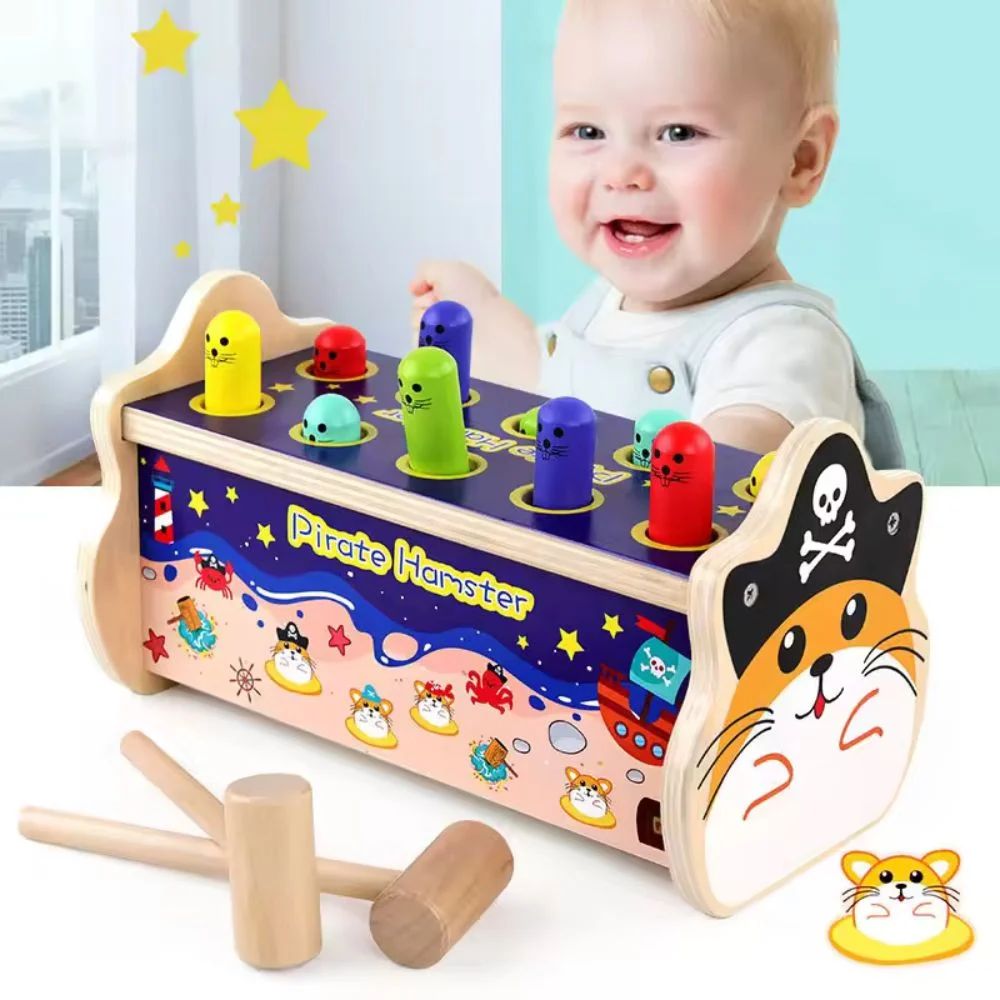 Wooden Pounding Bench Hammering Toy For Toddlers - Image 8