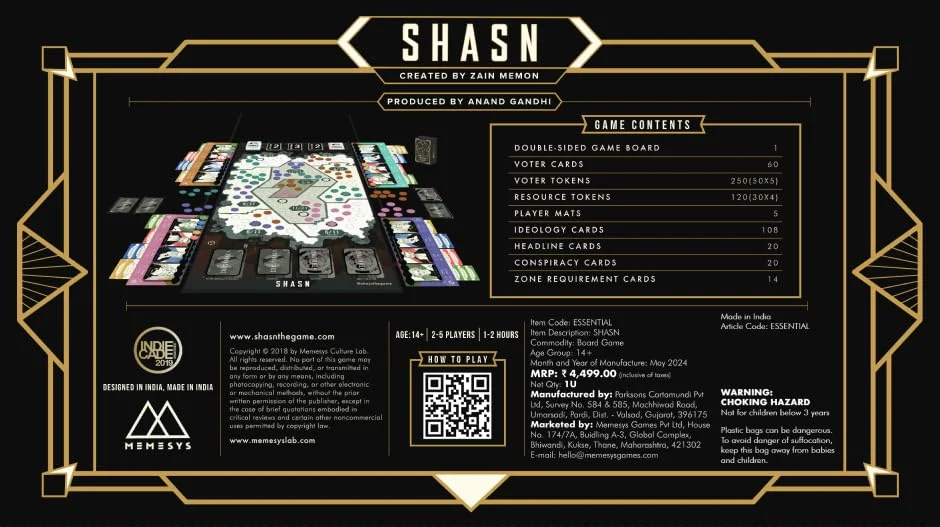 SHASN: The Political Strategy Board Game - Image 6