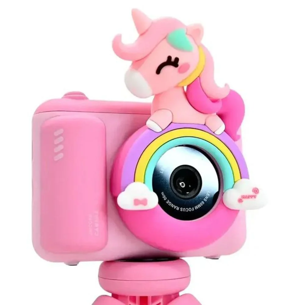 Unicorn Kids Camera With Tripod: 1080p Video, 48MP Photos, MP3 & Games (Age 6+) - Image 5