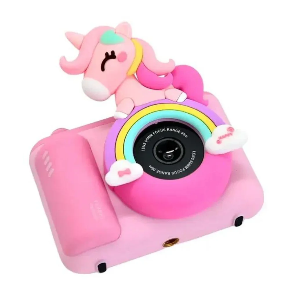 Unicorn Kids Camera With Tripod: 1080p Video, 48MP Photos, MP3 & Games (Age 6+) - Image 2