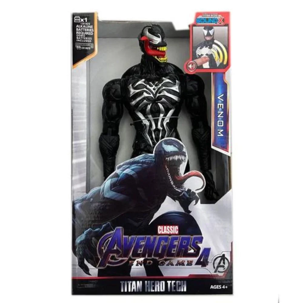 Venom Action Figure | 28 cm Collectible Figure with Light & Sound | Fine Detailing - Image 3
