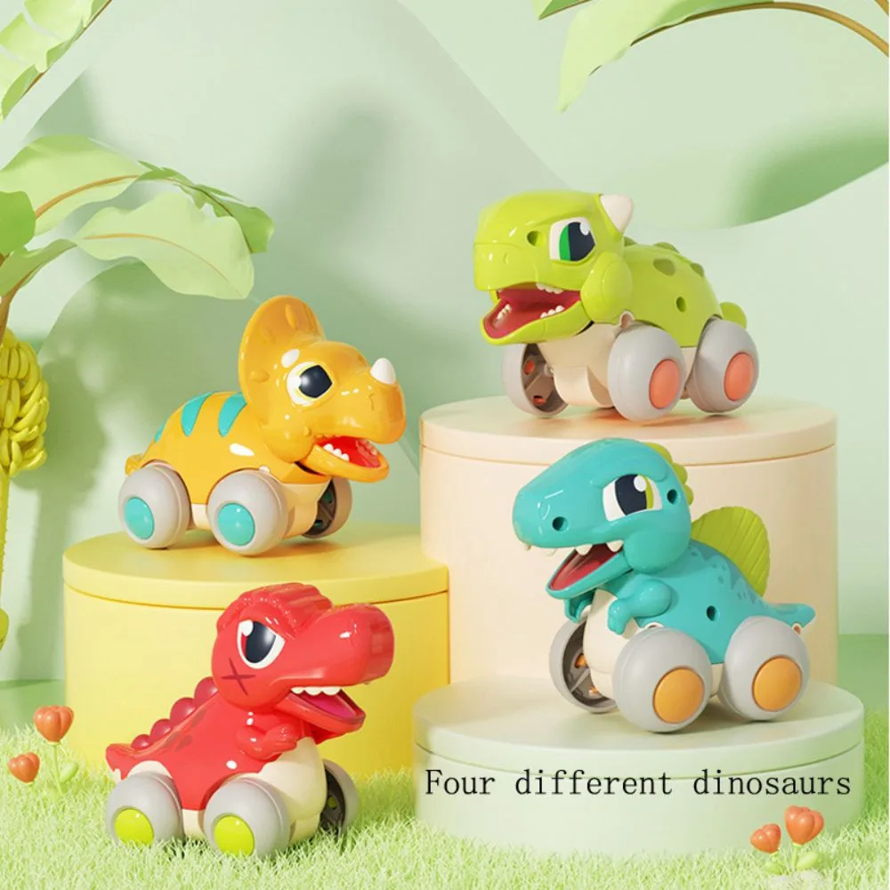 Hola Cool Run Dinosaurs 4 Pcs Pack: Unbreakable Toy For Toddler - Image 5