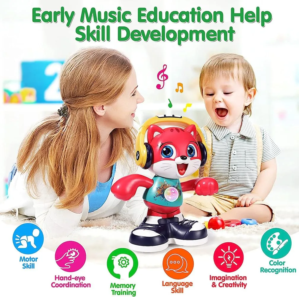 Dancing Cat with Music & Recording: Interactive Toy For Toddlers - Image 5