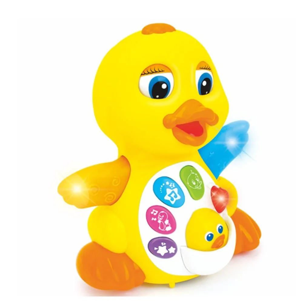Hola Dancing Duck Toy | Musical Light-Up Moving Duck Toy for Kids - Image 3