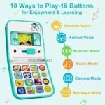 Hola Foldable & Slide Baby Phone Toy | Musical Learning Phone with Mirror, Lights & Sounds | 6–12 Months - Image 7