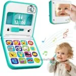 Hola Foldable & Slide Baby Phone Toy | Musical Learning Phone with Mirror, Lights & Sounds | 6–12 Months - Image 3