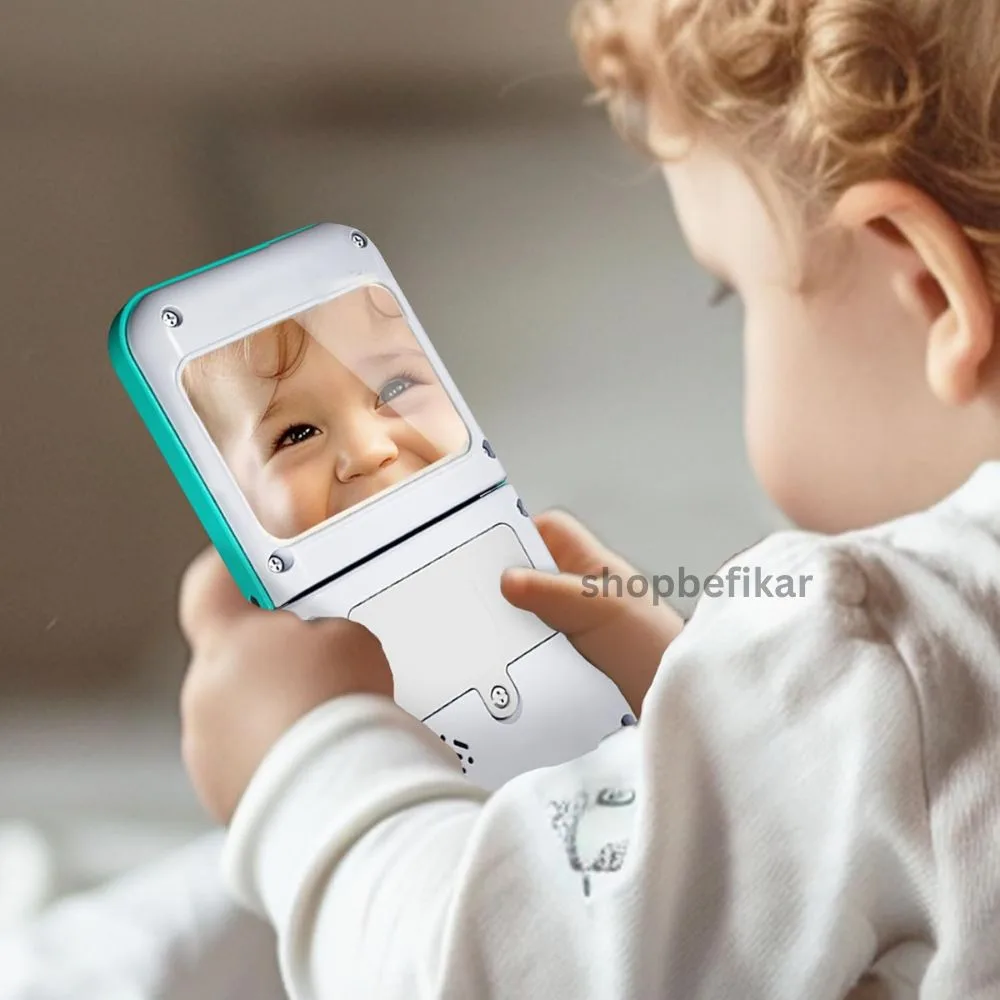 Hola Foldable & Slide Baby Phone Toy | Musical Learning Phone with Mirror, Lights & Sounds | 6–12 Months - Image 2