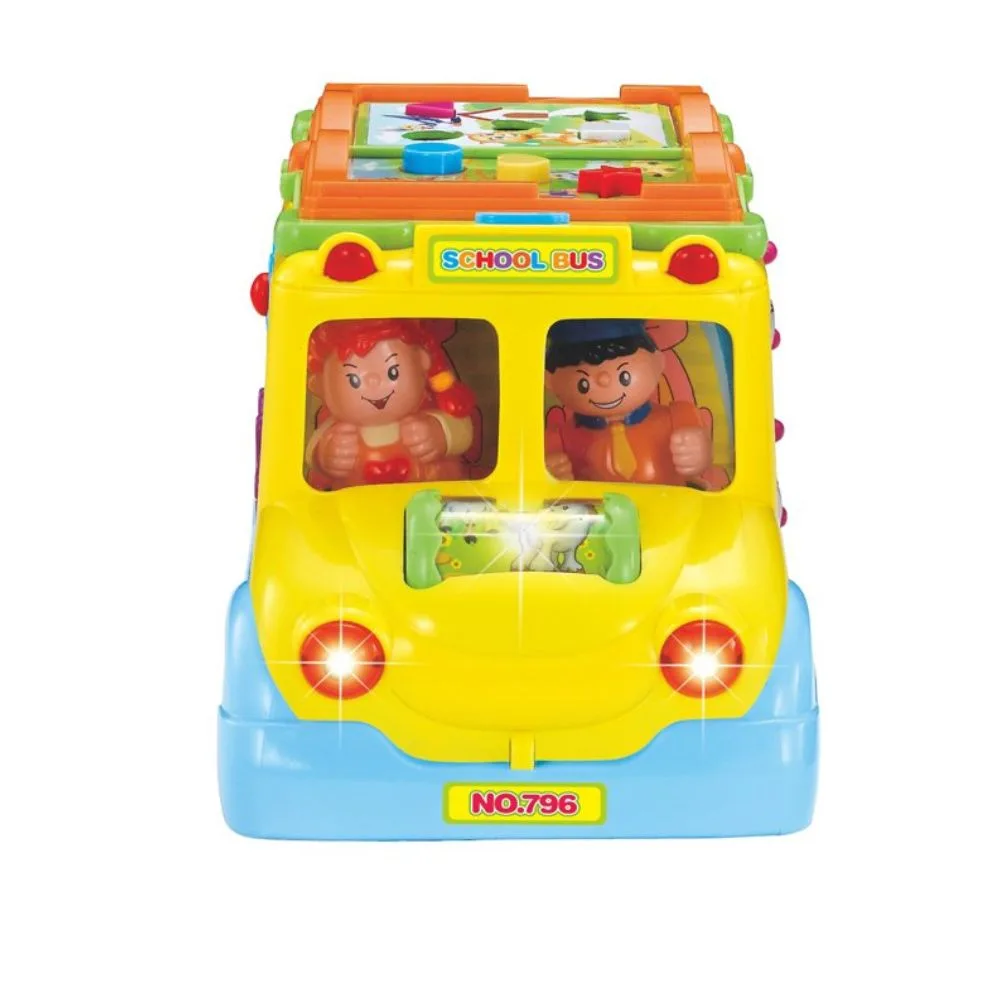 Hola Keep Me Busy School Bus: Interactive Toy for Toddlers - Image 3