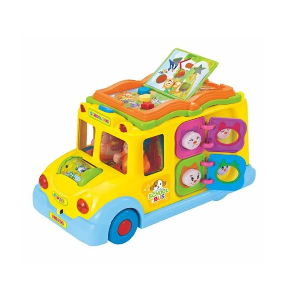 Hola Keep Me Busy School Bus: Interactive Toy for Toddlers - Image 2
