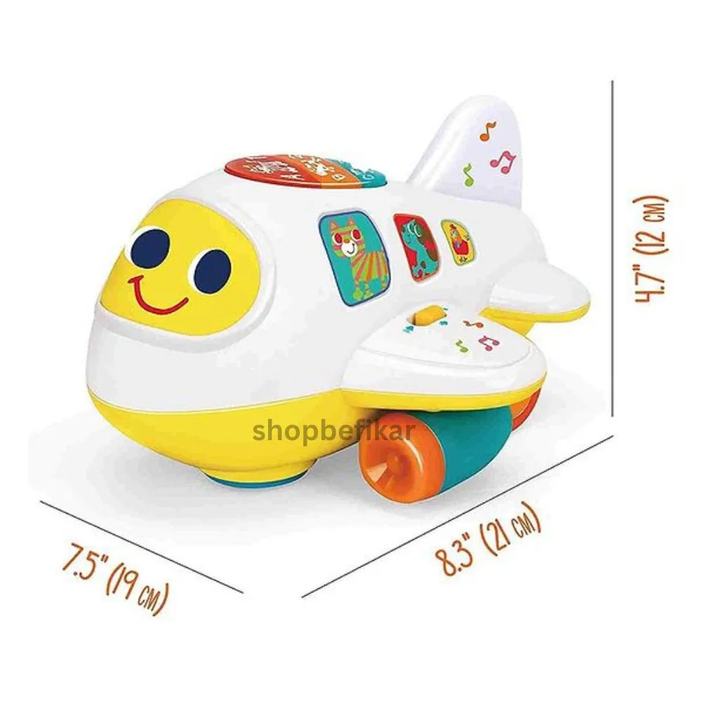 Bump 'N Go Learning Plane Toy For Toddler (Age 12M+) - Image 4