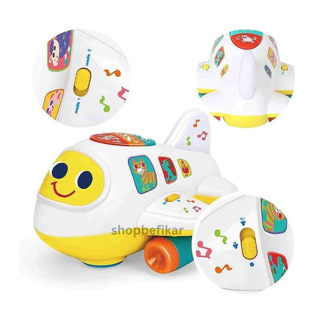 Bump 'N Go Learning Plane Toy For Toddler (Age 12M+) - Image 3