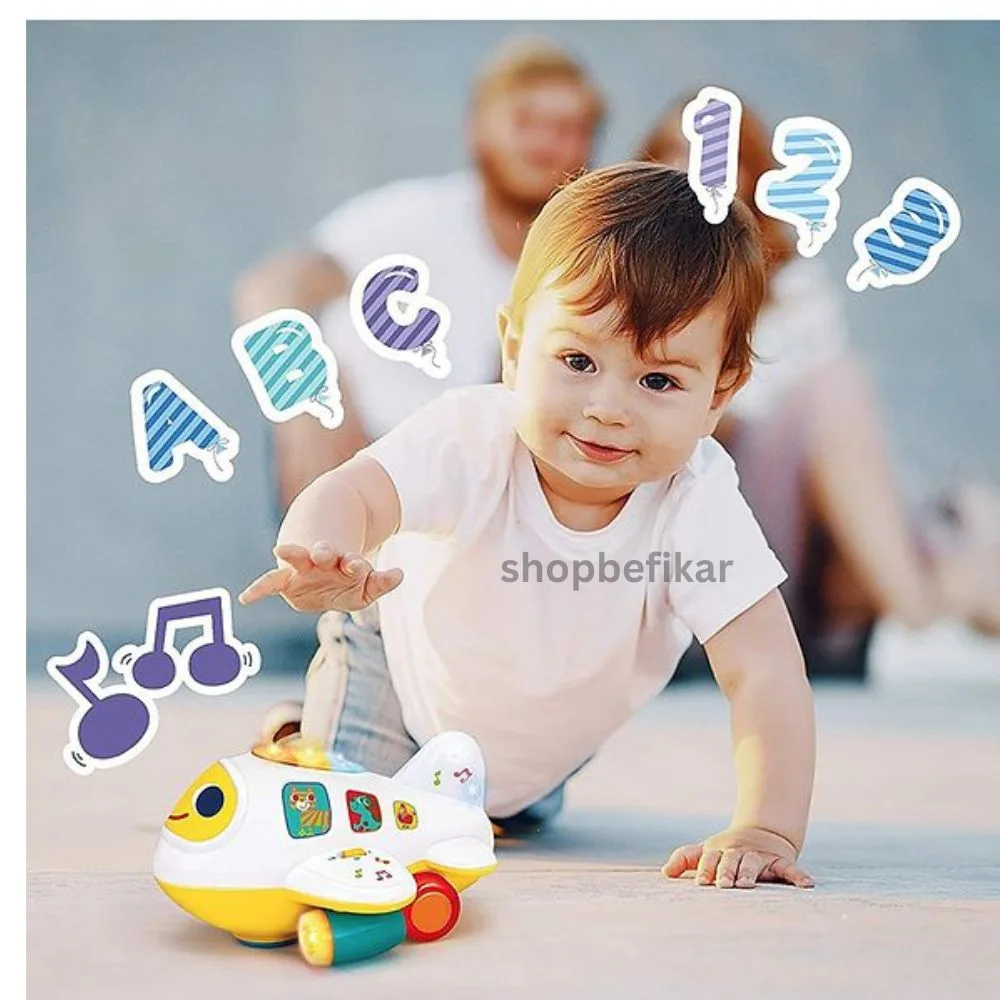 Bump 'N Go Learning Plane Toy For Toddler (Age 12M+) - Image 7