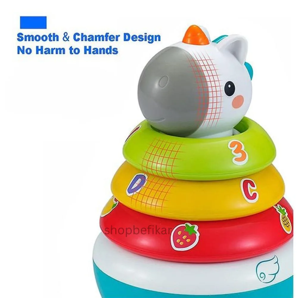 Montessori-Inspired: Roly Poly Unicorn Toy for Early Learning (Age 3M+) - Image 4