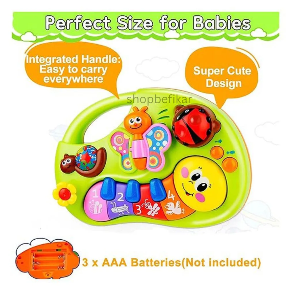 Hola Smiley Face Fun Keyboard for Toddler (Age 6M+) - Image 8