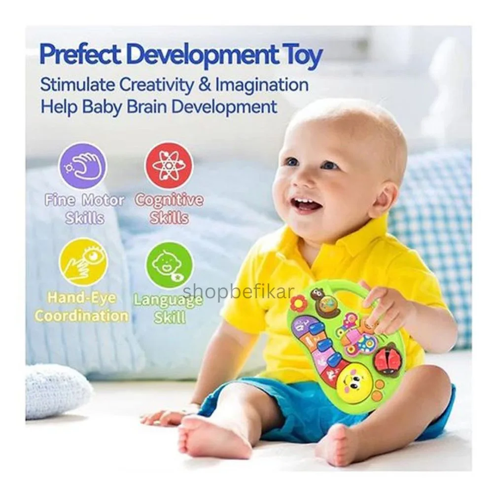 Hola Smiley Face Fun Keyboard for Toddler (Age 6M+) - Image 6