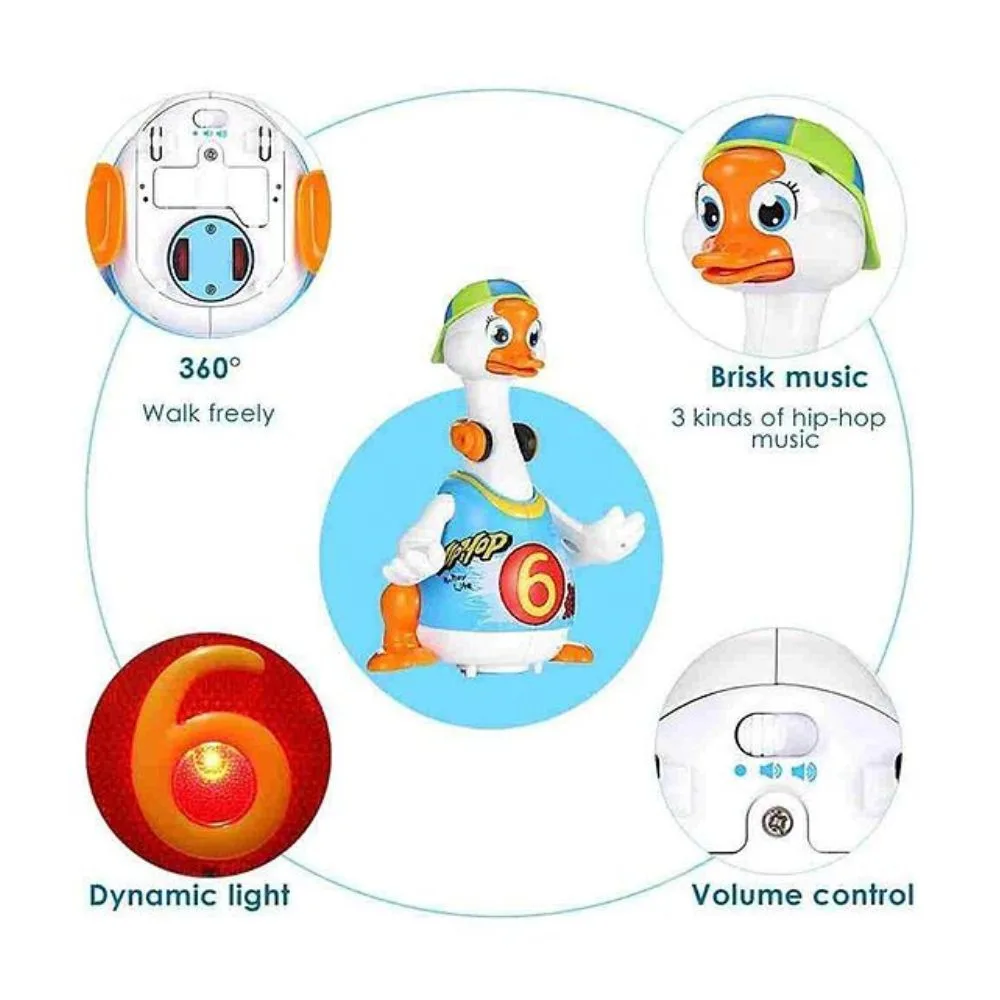 Swing Goose Musical Interactive Hip-Hop Dancing Toy (Age 18M+) - Image 2