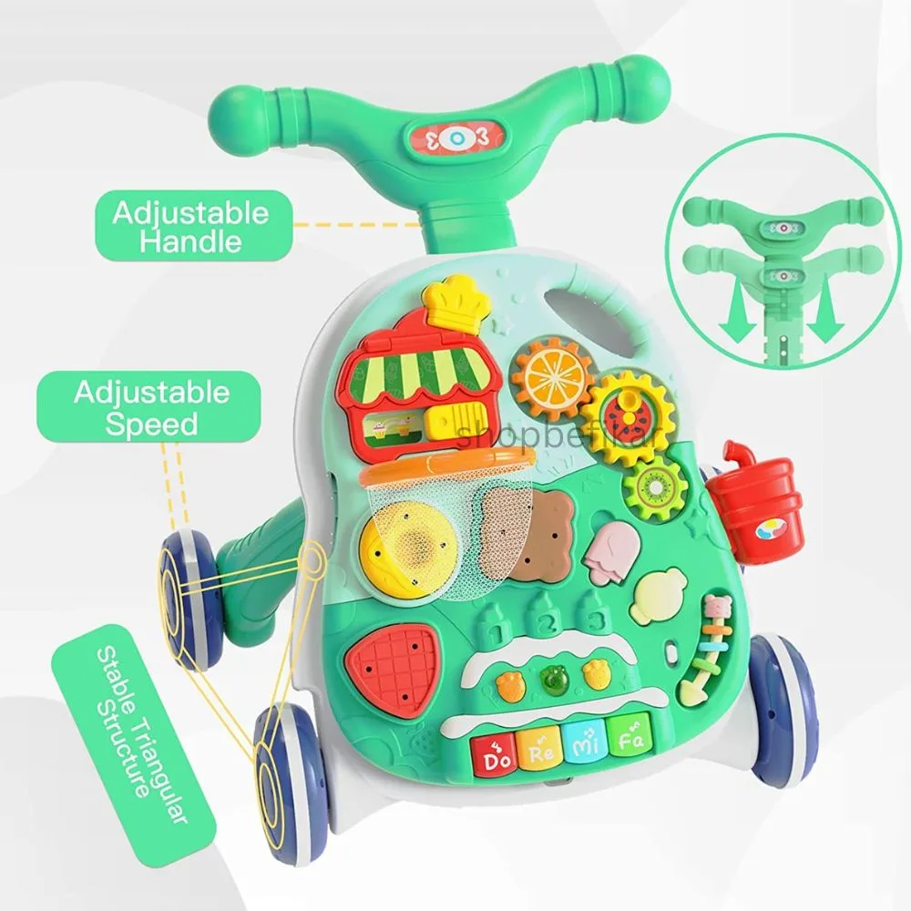 Shopbefikar 2-in-1 Walker & Activity Table: A Toddler's Essential (Age 12M+) - Image 4