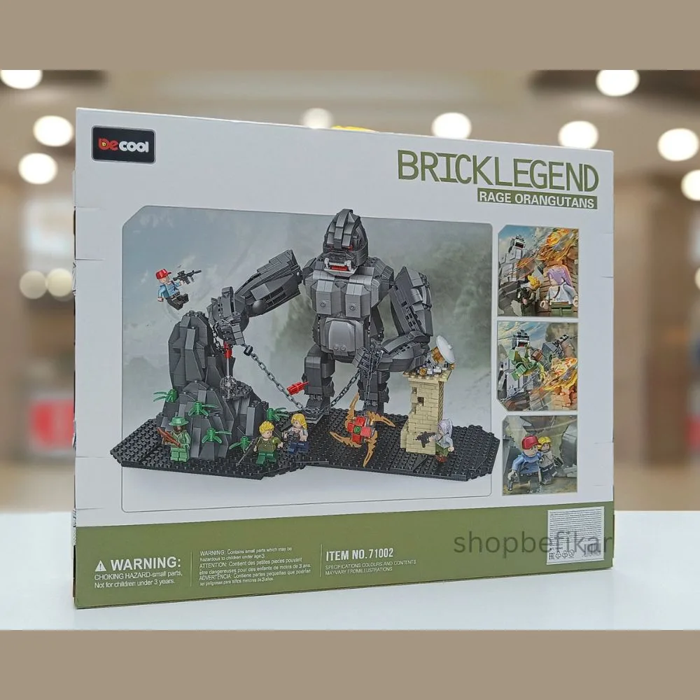 King Kong Gorilla Building Blocks Set | Movie Style Brick Model | 1 Player | Age 8+ | Creative Play - Image 3