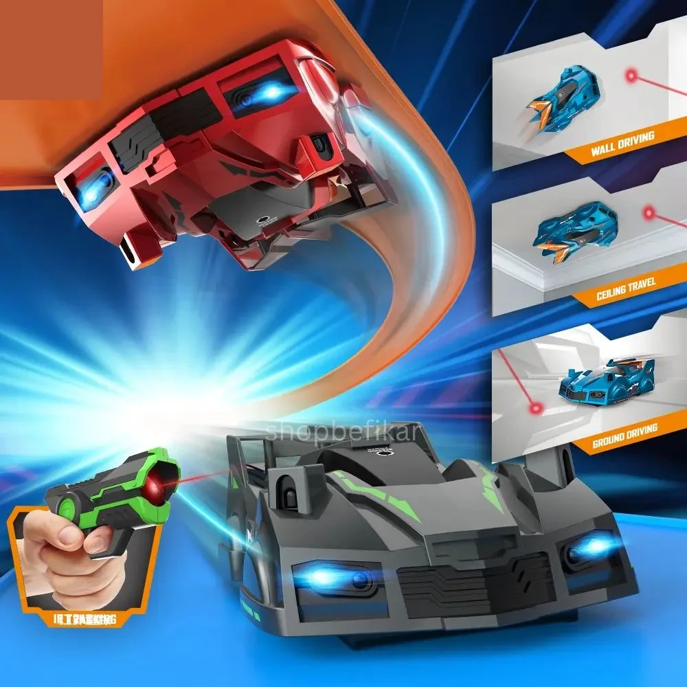 IR Tracking Wall Climbing RC Car | Anti-Gravity Stunt Toy | 1 Player | Age 6+ | Indoor Play - Image 7