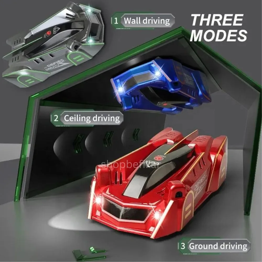 IR Tracking Wall Climbing RC Car | Anti-Gravity Stunt Toy | 1 Player | Age 6+ | Indoor Play - Image 4
