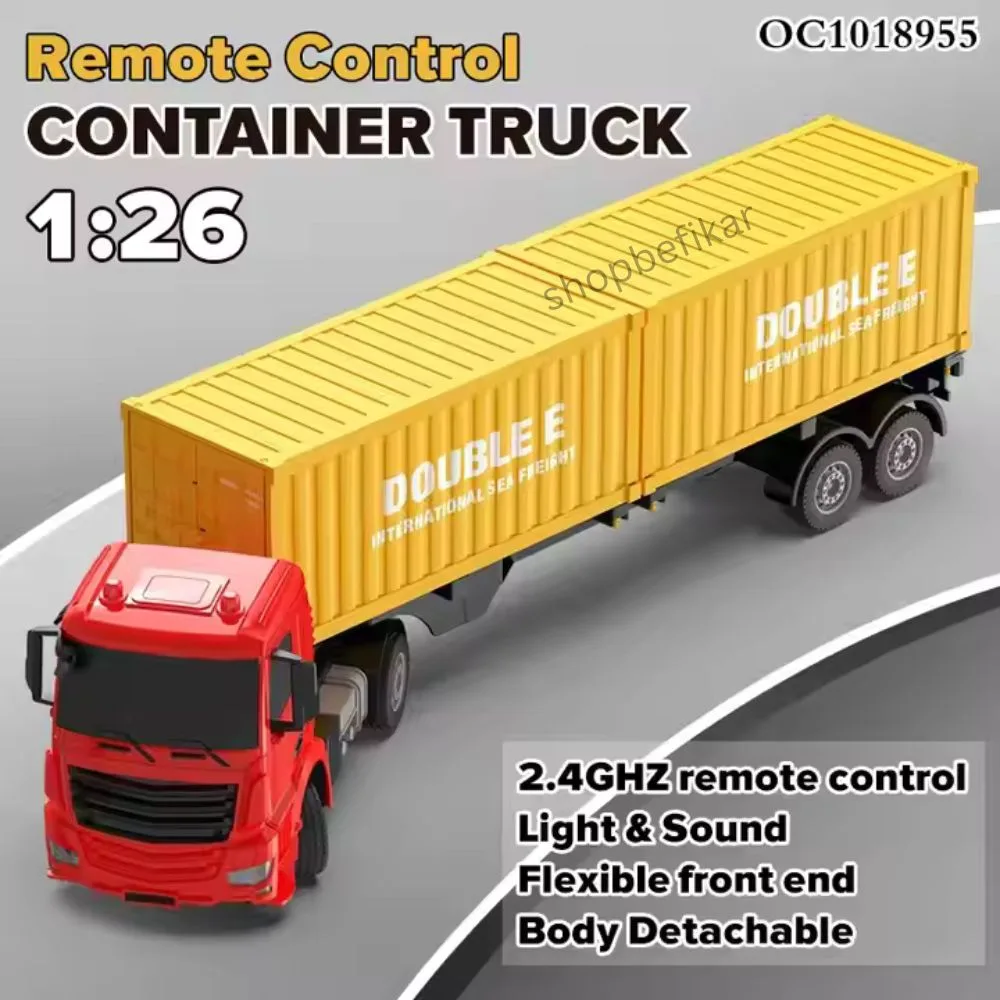 Mercedes Benz Crocs Container Truck – 1:26 Scale RC | 2.4GHz Remote Control | Lights & Sound | Ages 6+ - Image 7