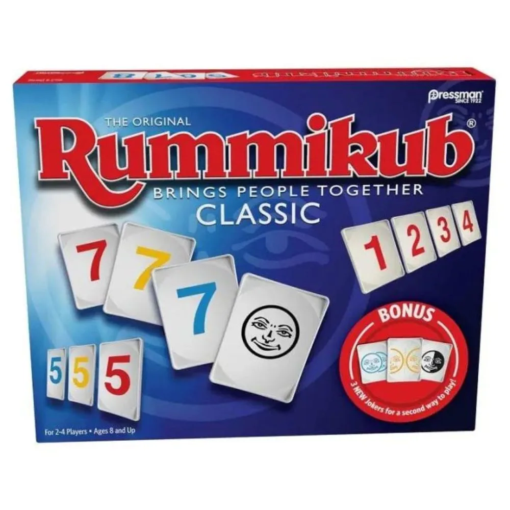 Buy Rummikub Classic with 3 Jokers | Family Strategy Game India | Shopbefikar