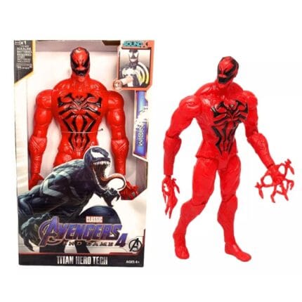 venom action figure red colour