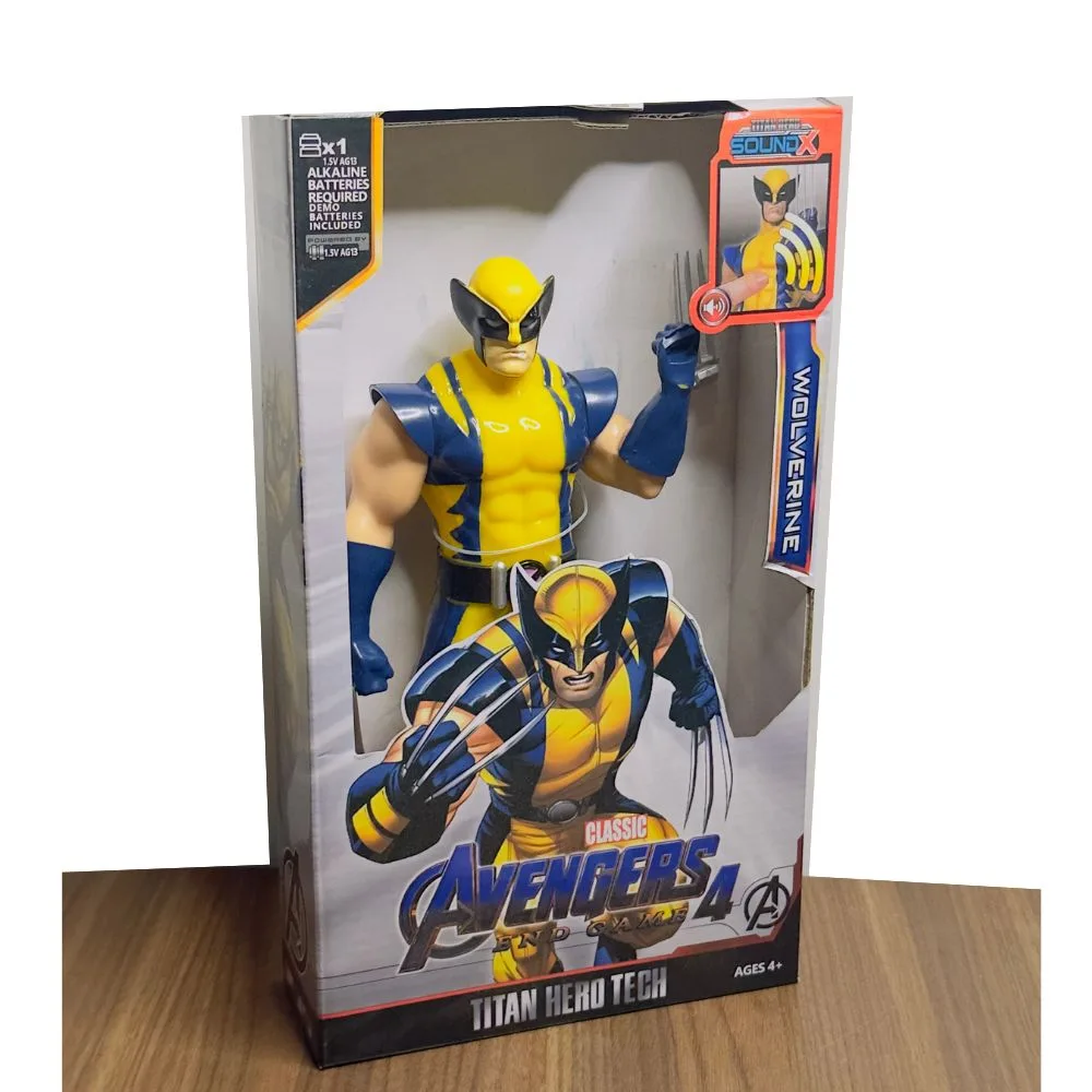 thumbnail image 2 of 12-inch Wolverine Action Figure – Hasbro Marvel Titan Hero Series – X-Men Toy 2 of 5