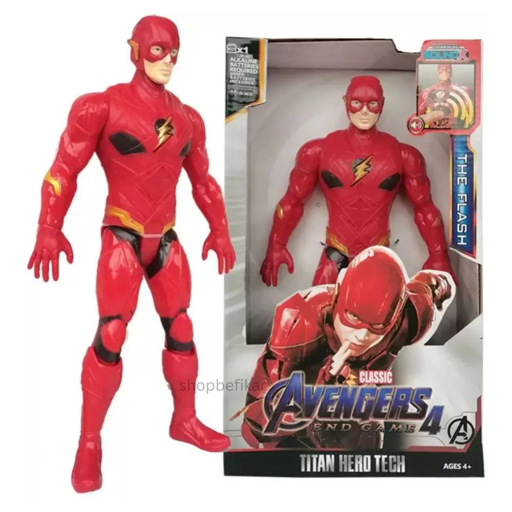 flash action figure Shopbefikar 30cm Flash Action Figure - Lights & Sounds, Poseable, DC Comics