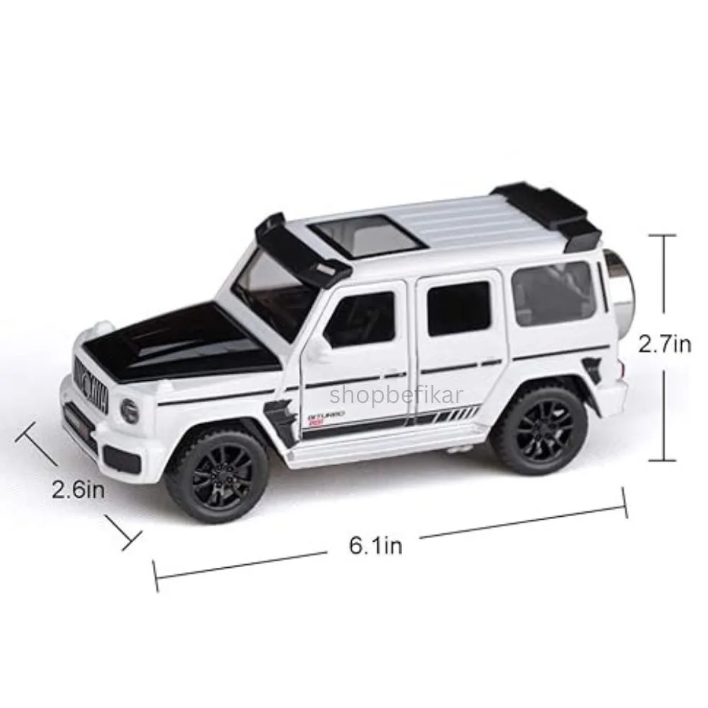 1:32 Diecast Brabus G700 Sports Car - Sound, Light, & Pull-Back Action - Image 3