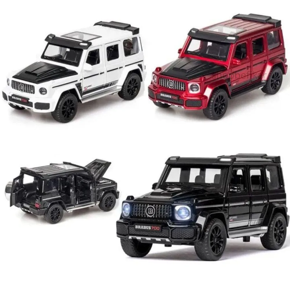1:32 Diecast Brabus G700 Sports Car - Sound, Light, & Pull-Back Action - Image 9