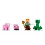 My World 841 The Pig House Building Blocks | Pixel World Construction Set | 492 PCS | Age 6+ - Image 3