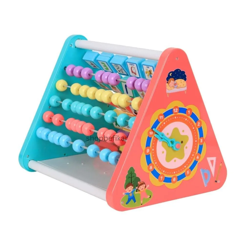 5-in-1 Multifunctional Activity Triangle Learning Toy – ABC, Number, and Montessori Learning for Kids (Ages 2-4) - Image 4