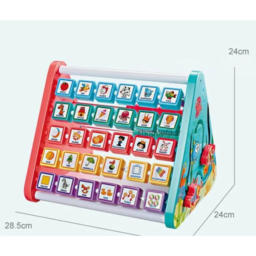 5-in-1 Multifunctional Activity Triangle Learning Toy – ABC, Number, and Montessori Learning for Kids (Ages 2-4) - Image 3