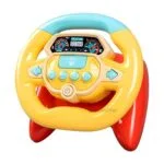 Shopbefikar Simulation Steering Wheel Toy – Fake Driving Controller for Kids | Pretend Play Car Toy