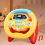 Simulation Steering Wheel Toy – Fake Driving Controller for Kids | Pretend Play Car Toy - Image 3