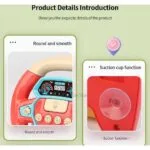 Simulation Steering Wheel Toy – Fake Driving Controller for Kids | Pretend Play Car Toy - Image 6