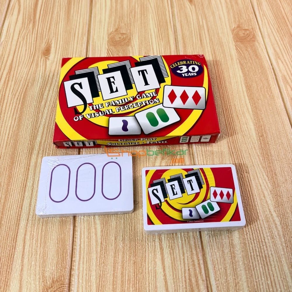 Set card family game-2 SET: The Family Game of Visual Perception | Fun Brain-Boosting Card Game | 1+ Players | Ages 6+ | 15–30 Min Playtime - Image 7