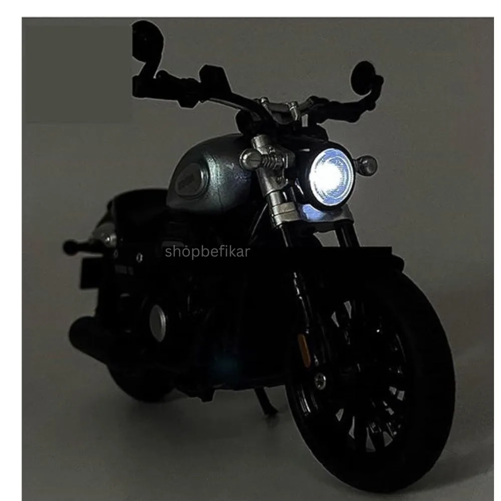 Benda Chinchilla HY300 1:12 Scale Diecast Bike Model – Metal Build & LED Headlight - Image 5