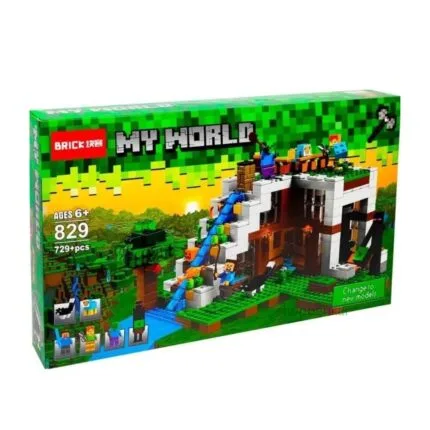 Shopbefikar My World Minecraft Building Blocks – Large Models (549+ to 818+ Pcs) | Creative Fun for Kids 6+