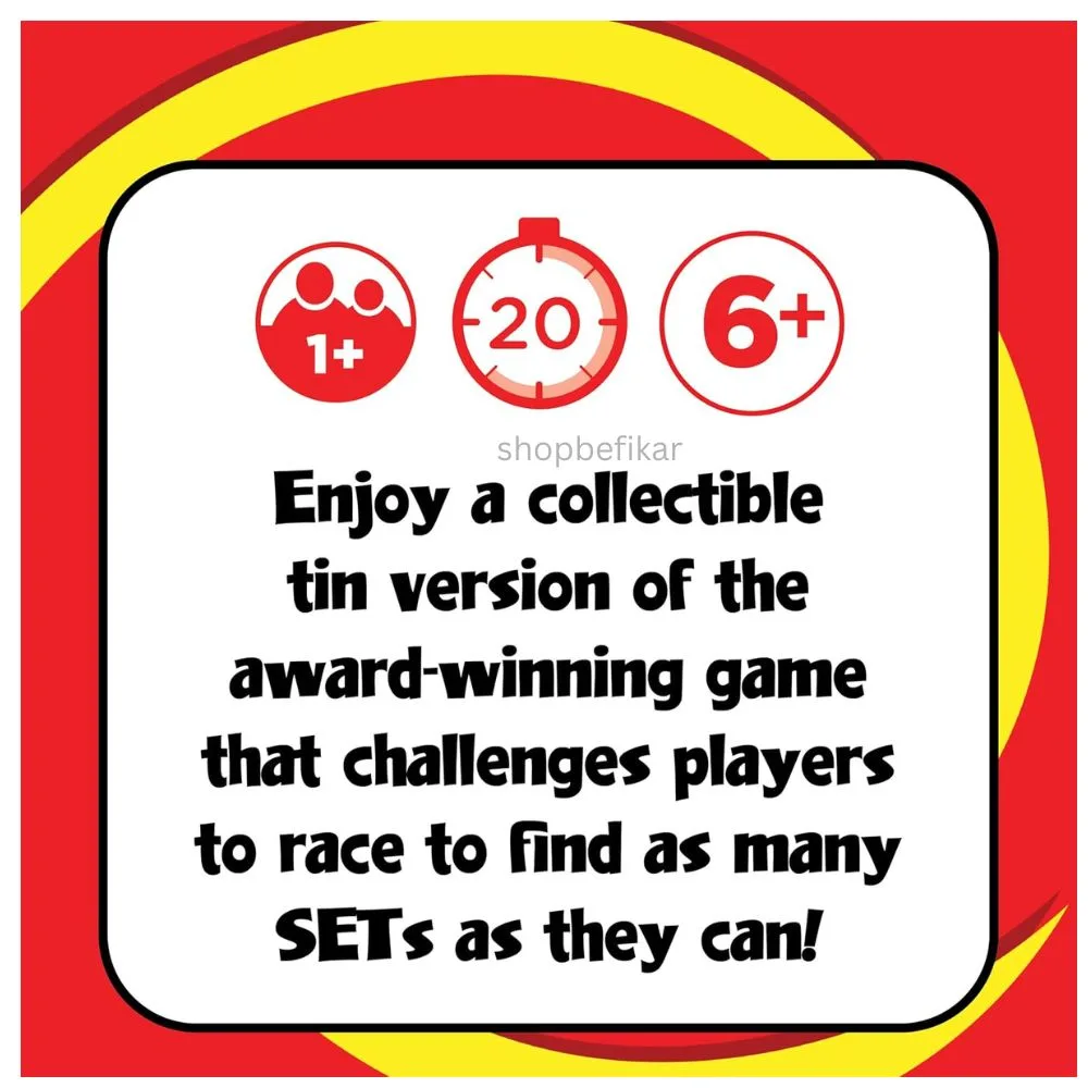 SET: The Family Game of Visual Perception | Fun Brain-Boosting Card Game | 1+ Players | Ages 6+ | 15–30 Min Playtime - Image 6