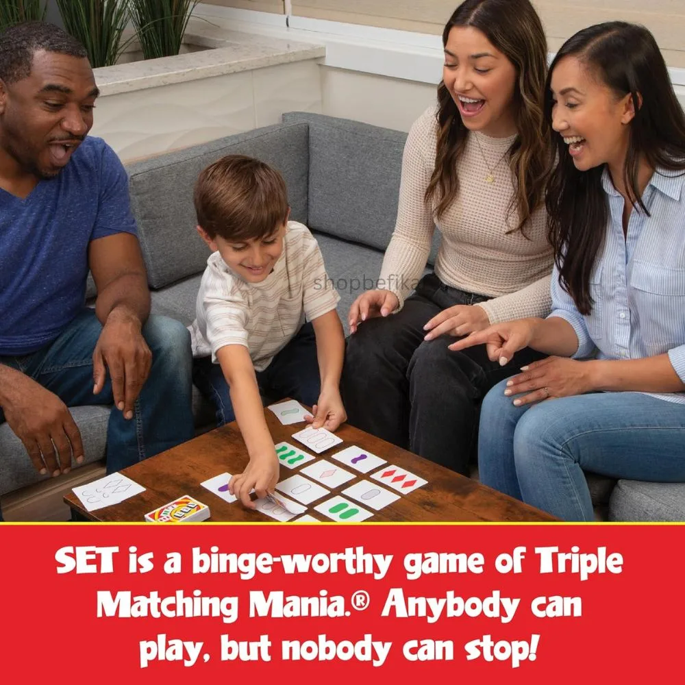 SET: The Family Game of Visual Perception | Fun Brain-Boosting Card Game | 1+ Players | Ages 6+ | 15–30 Min Playtime - Image 8