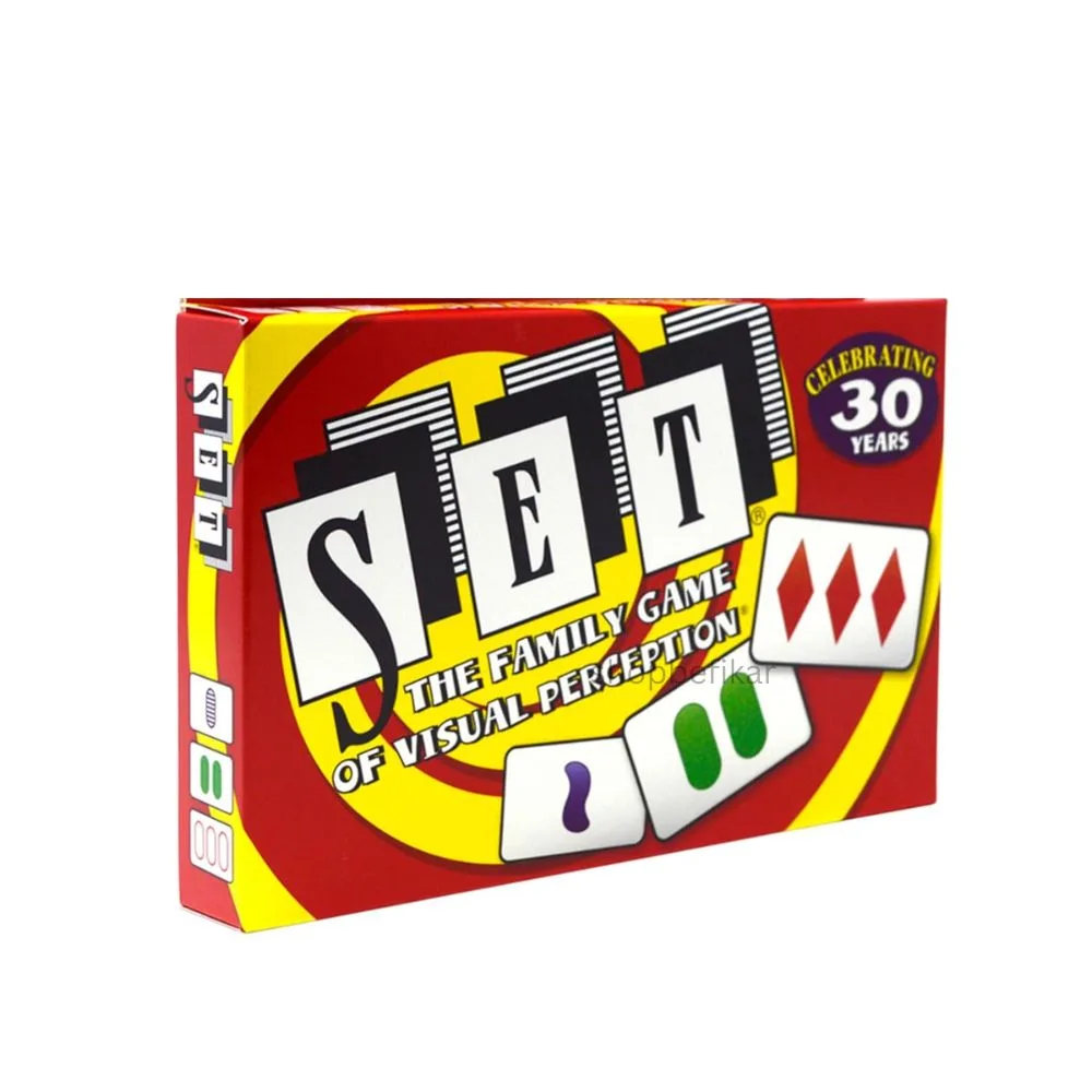 SET Card Game | Family Visual Perception Game | Brain Boosting & Fast-Paced | Ages 6+ | 1+ Players