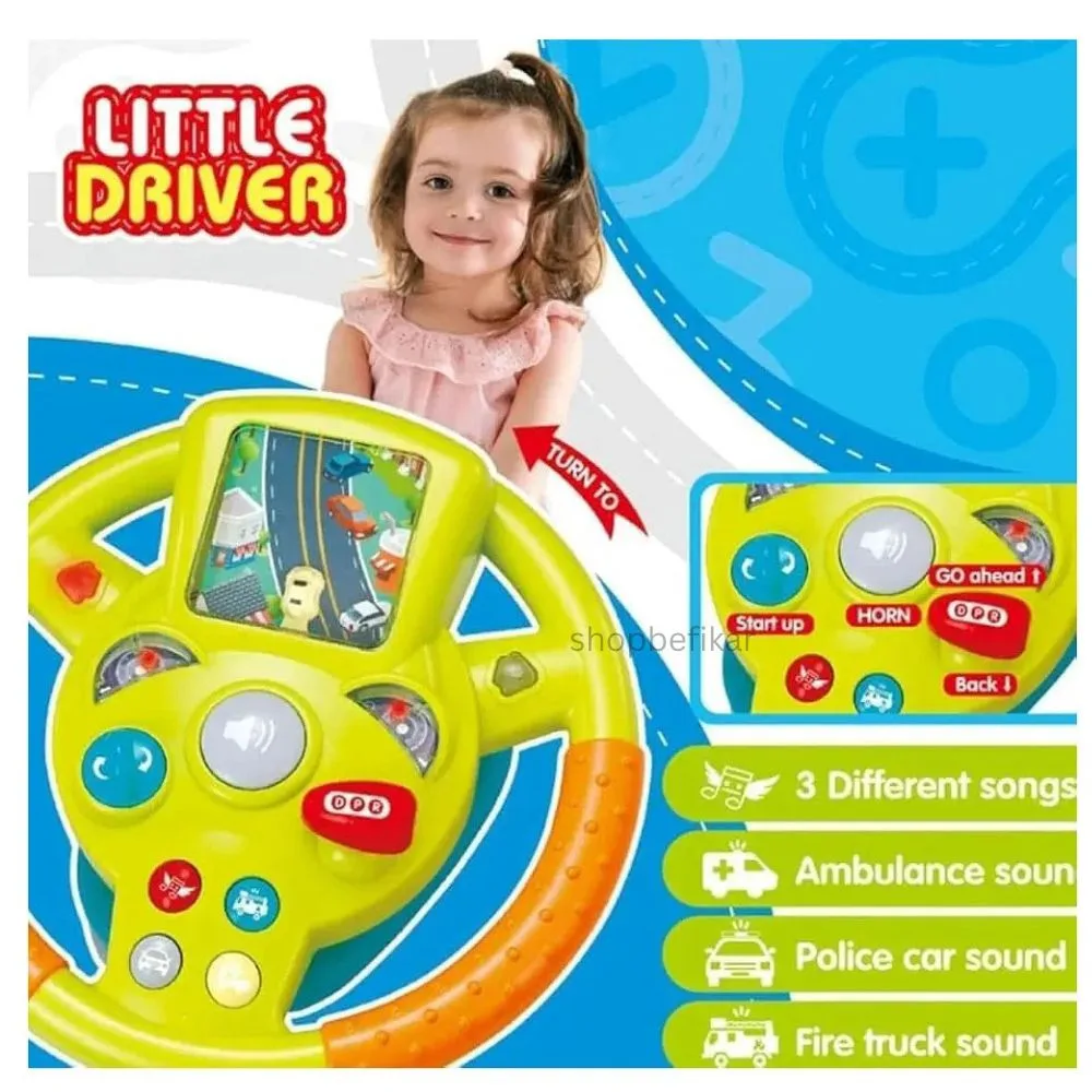 Activity Toy Steering Wheel for Kids – Interactive Pretend Play Driving Toy with Sound Effects - Image 5